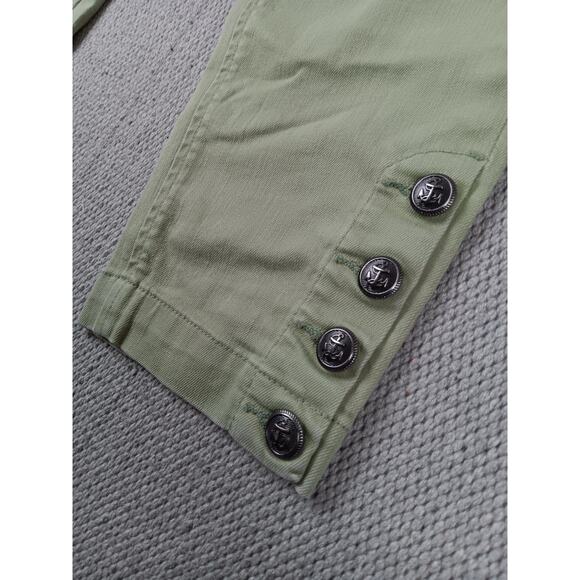 Talbots Flawless Jeans Womens 4 30X27 Light Lime Green Skinny Stretch 5 Pocket - Picture 3 of 12